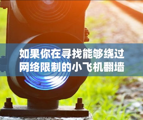 如果你在寻找能够绕过网络限制的小飞机翻墙应用,以下是一些常见的翻墙工具和方法的推荐。请注意,这些工具可能会绕过某些地区的网络限制,但也可能涉及法律或道德问题,因此使用时需谨慎 如果你在寻找能够绕过网络限制的小飞机翻墙应用,以下是一些常见的翻墙工具和方法的推荐。请注意,这些工具可能会绕过某些地区的网络限制,但也可能涉及法律或道德问题,因此使用时需谨慎