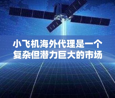 小飞机海外代理是一个复杂但潜力巨大的市场拓展方向。以下是对该市场的详细分析和建议 小飞机海外代理是一个复杂但潜力巨大的市场拓展方向。以下是对该市场的详细分析和建议