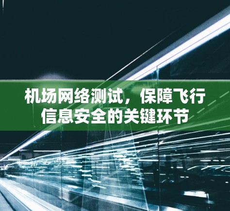 机场网络测试，保障飞行信息安全的关键环节