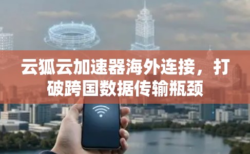 云狐云加速器海外连接，打破跨国数据传输瓶颈