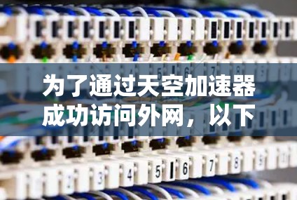 为了通过天空加速器成功访问外网，以下步骤将帮助您顺利完成配置