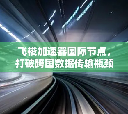 飞梭加速器国际节点,打破跨国数据传输瓶颈 飞梭加速器国际节点,打破跨国数据传输瓶颈