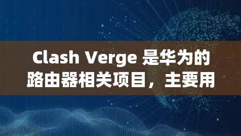 Clash Verge 是华为的路由器相关项目，主要用于测试和优化网络性能。线路测速是其中的一个功能，用于测量网络连接的实际速度，通常包括上传和下载速度