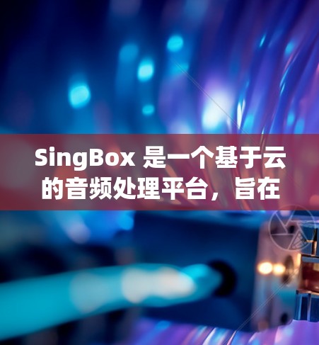 SingBox 是一个基于云的音频处理平台，旨在帮助用户生成、管理和分发音频内容。以下是对 SingBox 的详细分析和总结