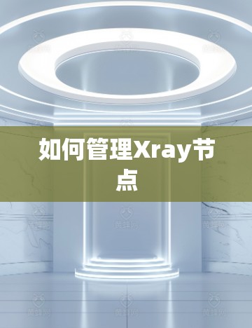 如何管理Xray节点