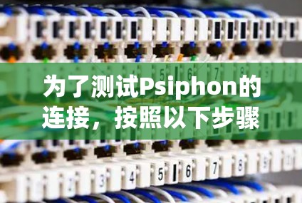 为了测试Psiphon的连接，按照以下步骤操作