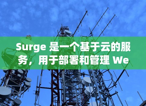 Surge 是一个基于云的服务，用于部署和管理 Web 应用程序。Surge 提供了多种功能，包括自动化部署、负载均衡、全局 CDN 加速 等。以下是 Surge 节点管理 的一些关键点和操作步骤
