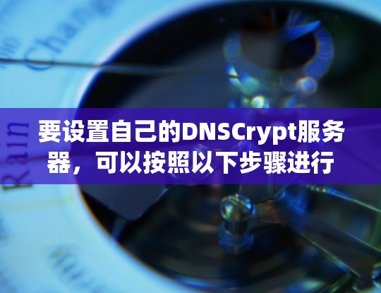 要设置自己的DNSCrypt服务器，可以按照以下步骤进行