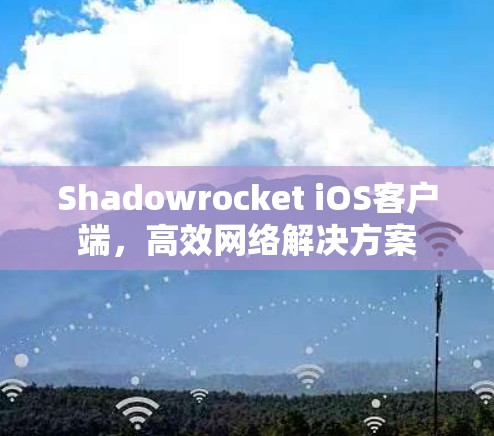 Shadowrocket iOS客户端，高效网络解决方案