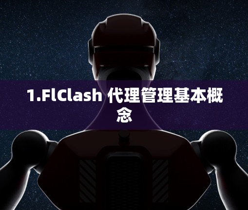 1.FlClash 代理管理基本概念 1.FlClash 代理管理基本概念