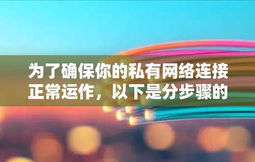 为了确保你的私有网络连接正常运作，以下是分步骤的测试指南