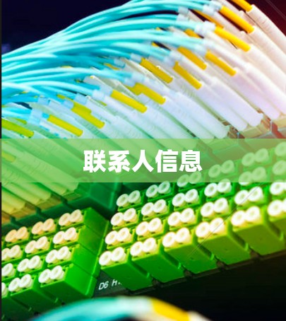 联系人信息 联系人信息