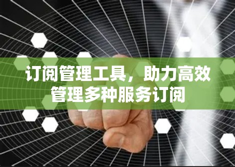 订阅管理工具,助力高效管理多种服务订阅 订阅管理工具,助力高效管理多种服务订阅