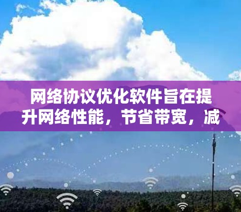 网络协议优化软件旨在提升网络性能，节省带宽，减少延迟，并提高整体网络效率。以下是网络协议优化软件的详细分类和应用场景