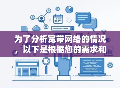 为了分析宽带网络的情况，以下是根据您的需求和考虑因素整理的步骤和建议