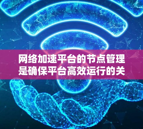 网络加速平台的节点管理是确保平台高效运行的关键环节。以下是对节点管理的详细步骤和建议