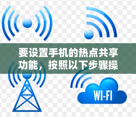 要设置手机的热点共享功能，按照以下步骤操作