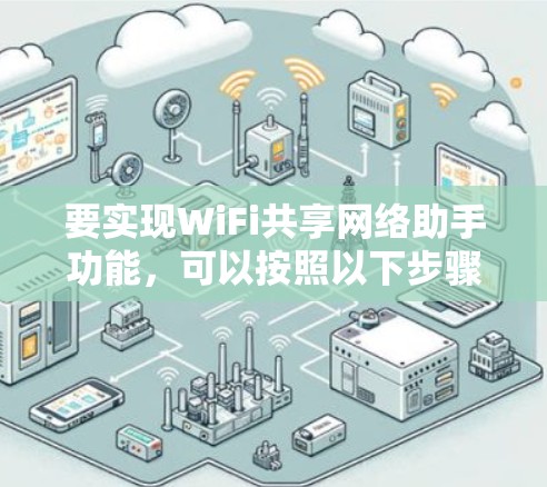 要实现WiFi共享网络助手功能，可以按照以下步骤操作