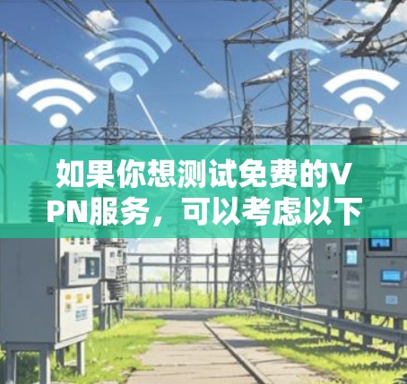 如果你想测试免费的VPN服务，可以考虑以下几种方法
