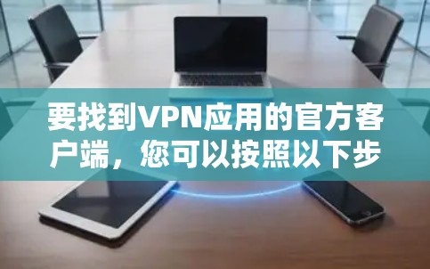 要找到VPN应用的官方客户端，您可以按照以下步骤操作